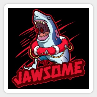 Creepy Jawsome Zombie Shark Magnet